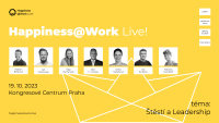 9. ročník konference Happiness@Work Live! láká na spojení štěstí a leadershipu