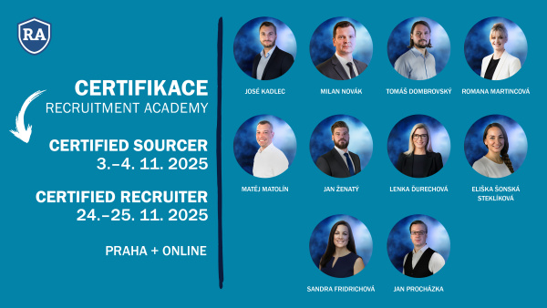 Podzimní školení Recruitment Academy láká účastníky na rekordní počet lektorů i praktická témata