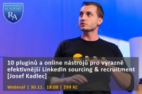 Nový webinář: 10 pluginů a online nástrojů pro výrazně efektivnější LinkedIn sourcing &amp; recruitment