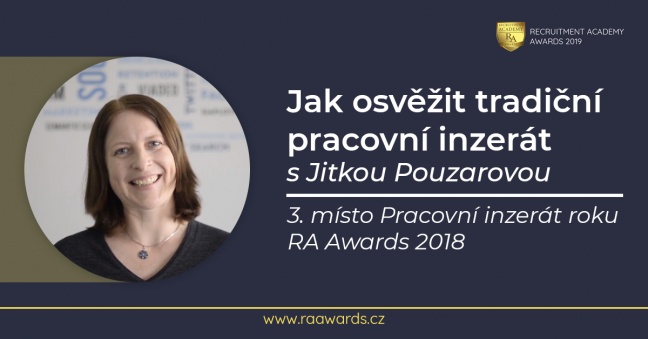 Jak osvěžit tradiční pracovní inzerát - s Jitkou Pouzarovou