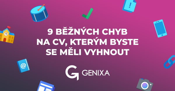 Infografika: 9 běžných chyb, kterým byste se měli na CV vyhnout