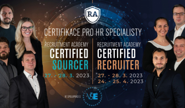 Na konci března proběhne nové kolo certifikačního školení pro HR specialisty od Recruitment Academy a VŠE